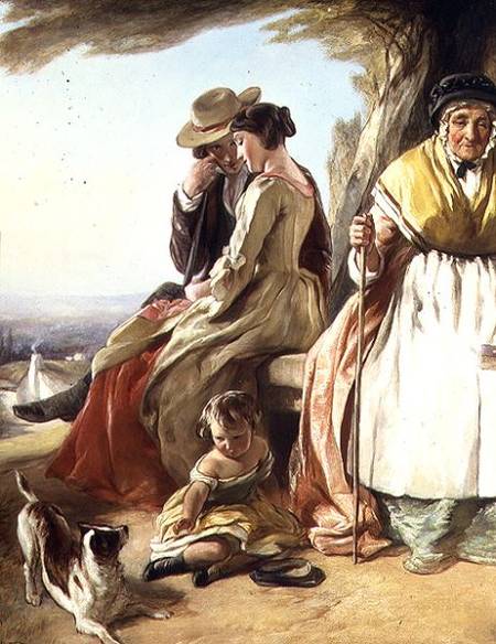 Youth And Age by John Callcott Horsley (detail)